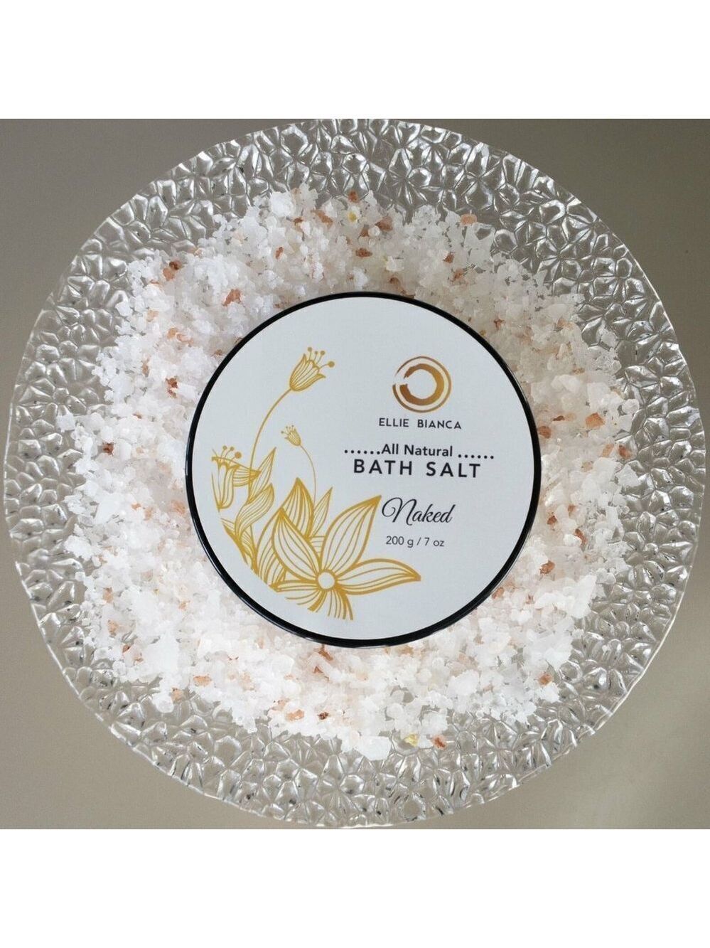 BATH SALT - NAKED 200 g with Natural Ingredients